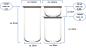 Preview: Vorratsdosen Glas Nora - 3tlg.Set